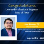 Jose Moreno Earns PE Designation