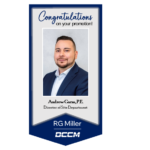 Employee Spotlight: Andrew Garza, P.E.  Promoted to Director of Site Development